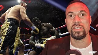 quotI GOT IT WRONGquot  JOSEPH PARKER REACTS TO DEONTAY WILDER GETTING STOPPED BY ZHILEI ZHANG DUBOIS [upl. by Wu107]