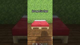 EASY MINECRAFT KING SIZE BED minecraft shorts [upl. by Aissatsana]