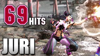 69Hit combo SF6 Juri Combos  Hype [upl. by Ahsirpac515]