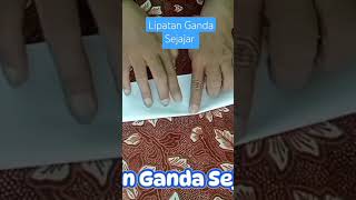 Lipatan Ganda Sejajar lipatansurat diy [upl. by Anoirb859]