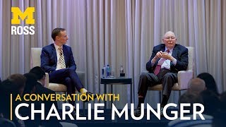 A Conversation with Charlie Munger and Michigan Ross  2017 [upl. by Nickolaus]