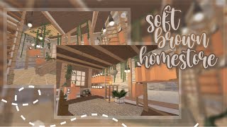 Soft Brown Homestore  Speed Build [upl. by Anastasia200]