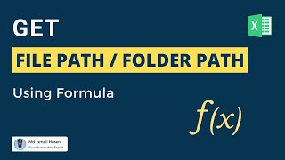 Get File Path or Folder Path Dynamically Using Formula to build Dynamic Power Query [upl. by Aicilak]