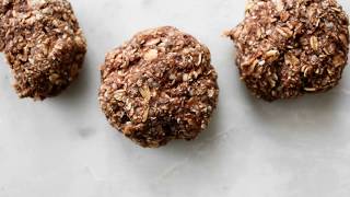 Hearty Oatmeal Breakfast Cookies  Vegan FruitSweetened [upl. by Cordeelia642]