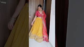 Lehnga From Myntra myntrahaul lehenga onlineshopping indian [upl. by Joannes]