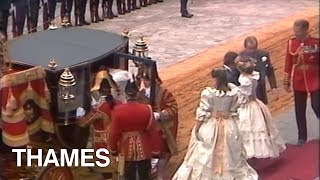 Princess Diana  Royal Wedding  1981 [upl. by Amalea]