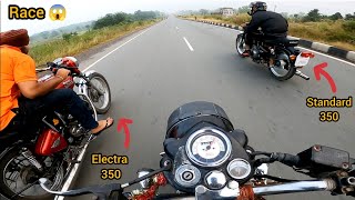 Bullet Standard 350 vs Classic 350 Vs Electra 350 Race 😱 🏁 Top Speed Race 😍 [upl. by Janelle]