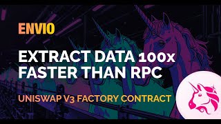 Extract Data 100x Faster than RPC  Uniswap V3 Factory Contract  Part 1 Envio HyperSync Tutorial [upl. by Aliakam]