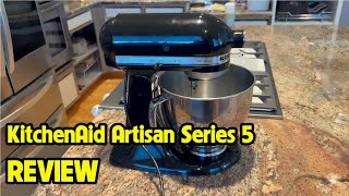 KitchenAid Artisan Series 5 Qt Stand MixerMy Genuine Review [upl. by Adekahs]