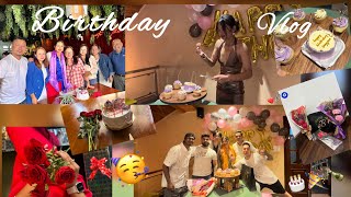 🎂Birthday vlog28th birthday celebration🥰❤️ Lunch with my staff  Surprise dinner party 🥳💃 [upl. by Selin]