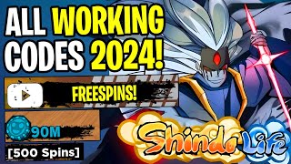 NEW ALL WORKING CODES FOR SHINDO LIFE 2 IN 2024 ROBLOX SHINDO LIFE CODES [upl. by Asiat]