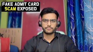 LIVE Fake Admit Card Scam 2024 [upl. by Namyw]