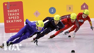 The secret to winning a short track speed skating race [upl. by Novak]