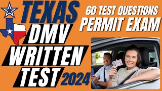 TEXAS DMV Written Test  DMV Permit Test Questions and Answers [upl. by Kirtley]