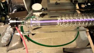 80W CO2 Laser  First test [upl. by Asen860]