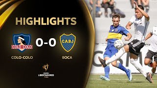 COLOCOLO vs BOCA JUNIORS 00  RESUMEN  CONMEBOL LIBERTADORES SUB 20 2024 [upl. by Lagas]