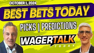 Free Best Bets and Expert Sports Picks  WagerTalk Today  MLB Playoffs Picks  NHL amp NFL  10124 [upl. by Imefulo]