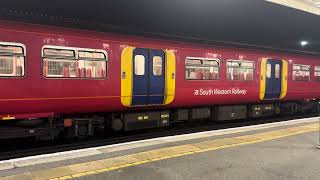 Class 455  South Western Railway  London Road Guildford  16th September 2024 [upl. by Hanimay497]