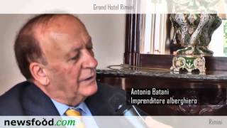 Grand Hotel Rimini Antonio Tonino Batani il re degli alberghi della Riviera romagnola [upl. by Auka]