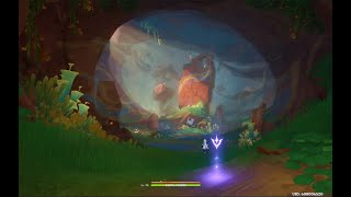 Guide How to Unlock Teticpac Peaks Hidden Cave  Genshin  ALL 6 Graffiti Stone Locations [upl. by Ydassac]