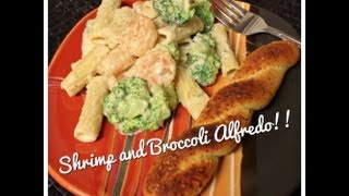 Shrimp amp Broccoli Alfredo 20 minute meal [upl. by Cyndi913]