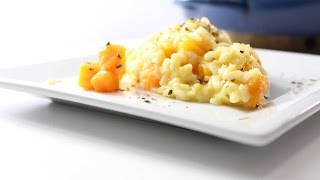 Risotto de calabaza Pumpkin risotto Arroz cremoso Creamy rice Paella [upl. by Lehcnom477]