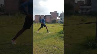 brace front leg drill for fast bowlers fast bowling me speed kaise badhaen drill [upl. by Iluj33]