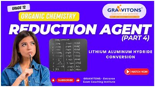 Lithium Aluminum Hydride LiAlH4 Reduction Reaction Conversion  Oxidising Agent  Class 12 [upl. by Llednew]