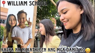 SINAMA KO SI KATHLEEN SA SCHOOL NI WILLIAM OUR SIMPLE LIFE IN PINAS 🇵🇭 [upl. by Ellan]