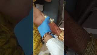 Blood sample collection procedureaseptic nursing hospital doctor shorts blooddonation [upl. by Amak]