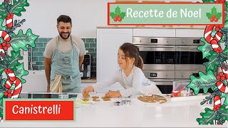 RECETTE DE NOEL  CANISTRELLI CHATAIGNE CITRON [upl. by Clyte89]