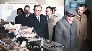 Working visit of the President of Romania at a grocery store Bucharest 1989 [upl. by Un]