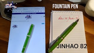 Writing with Jinhao 82 fountain pen  ASMR  Pens Galaxy BD [upl. by Enitsrik126]