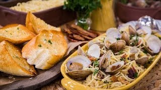 Home amp Family  Chef Fabio Vivianis Spaghetti in White Clam Sauce [upl. by Leoj319]