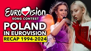 🇵🇱 POLSKA na Eurowizji 2024  1994  RECAP All Songs POLAND IN EUROVISION [upl. by Nillok462]