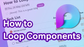 Microsoft Teams How to Use Loop Components in Teams [upl. by Olegnaleahcim]