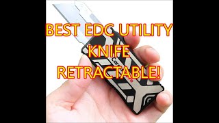 Best EDC Utility Knife Review And Breakdown  CaressoLove Retractable Utility Knife Review [upl. by Naesad333]