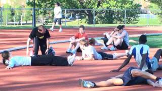 Club Les Vainqueurs  Entraînement dathlétisme piste ÉtienneDesmarteau Rosemont Montréal Québec [upl. by Kramlich758]