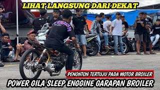 Ganas ❗️Nanang Klowor Hampir KEBANTING SLEEP ENGGINE 200 CC BROILER RACING Lihat POWERNYA EDANN [upl. by Nnaillij]