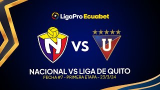 El Nacional VS Liga de Quito  Fecha 7 1ra Etapa LIGA PRO ECUABET ROBLOX [upl. by Aizek]