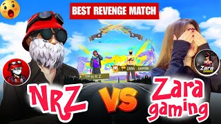 NRZ Vs Zara Gaming  Best Revenge Match in freefire  AWM king challenged me for AWM Versus😱 [upl. by Tucky732]