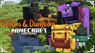 More Fantasy Goblins Dungeons Addon MCPE 119  Java to Bedrock [upl. by Kip]