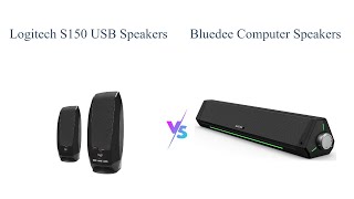 Logitech S150 USB Speakers vs Bluetooth Soundbar Comparison 🎧🔊 [upl. by Applegate]