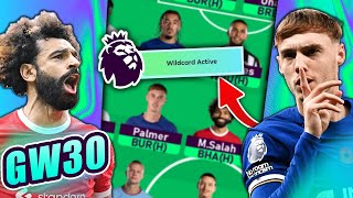 FPL GW30  My Wildcard  Fantasy premier league tips 202324 [upl. by Ociredef]