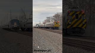 Train meet at Newington jct [upl. by Oznerol]