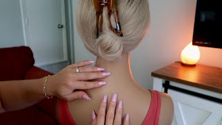 ASMR  Relaxing Back Massage  Back Scratching Back Brushing amp Back Tapping [upl. by Gertrudis96]