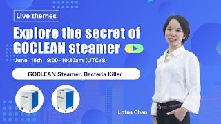 Live streaming Explore the secret of GOCLEAN Steamer [upl. by Nomrah93]