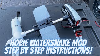 Hobie Watersnake mod install step by step [upl. by Yager]