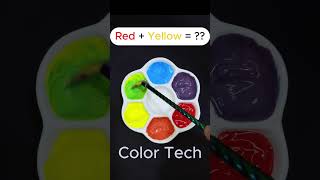 Red  Yellow  Blue Color Mixing  What’s your favorite 🎨✨ colors shortss colormixing asmr [upl. by Shandeigh]