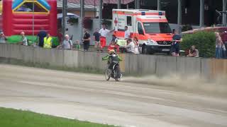 Jeffrey Sijbesma 3e heat DMSB Langbahn Pokal Solo in Pfarrkirchen 8 september 2024 [upl. by Ahsiel]